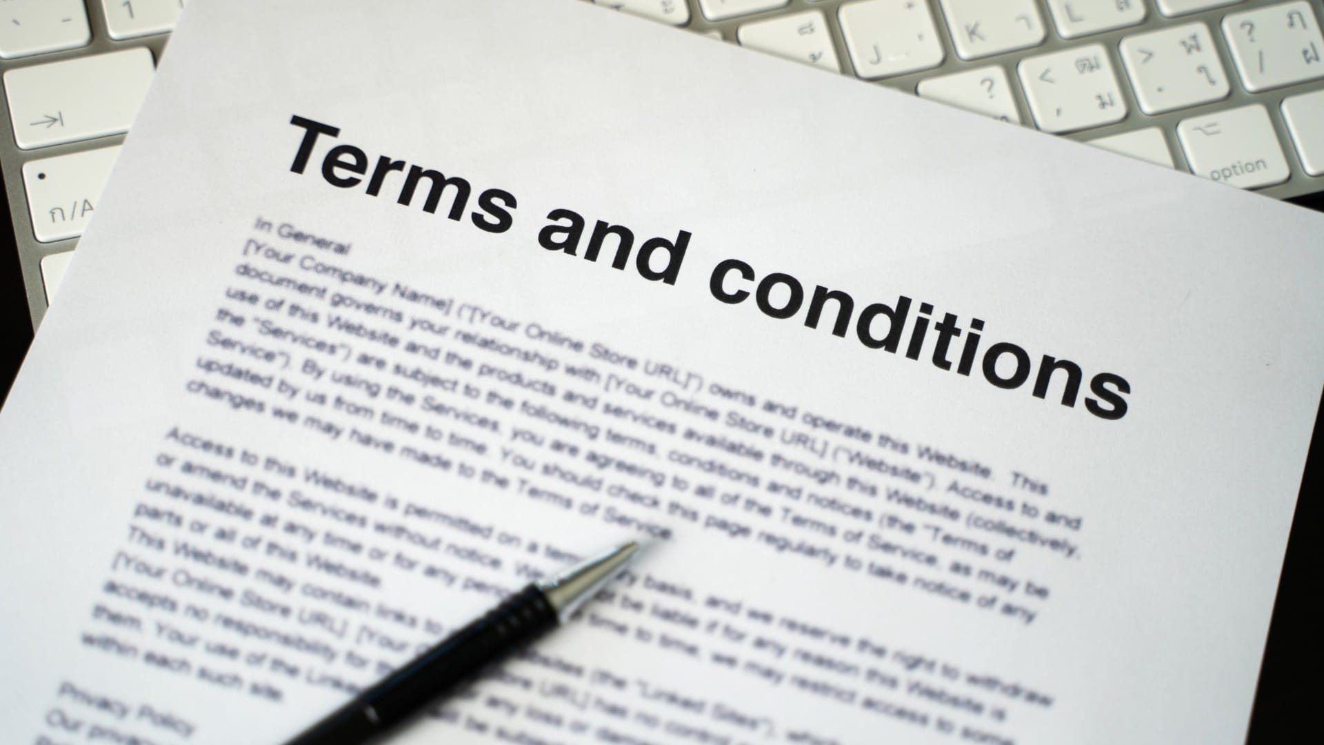 Terms And Conditions